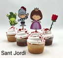 Cupcake de Sant Jordi